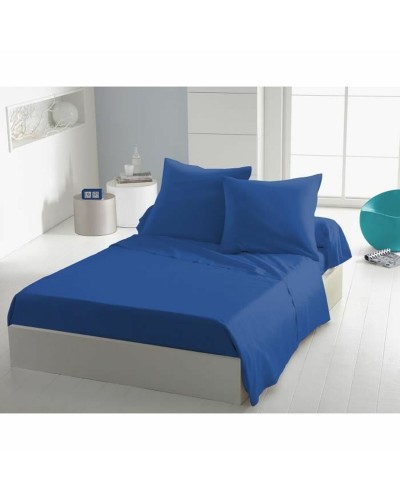 Ensemble de draps simples Home Linge Passion Bleu azur, 180 x 290 cm
