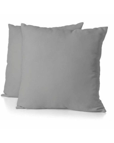 Grey Light Grey Pillowcase 63x63 cm 2 Units - Home Linge Passion
