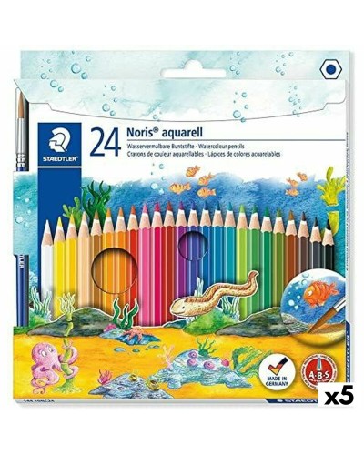 Staedtler Noris Aquarell-Buntstifte (5er Packung) für Künstler und Zeichner
