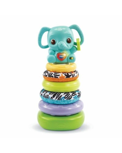 Giocattolo impilabile 3-in-1 VTech Baby NINO l'elefantino, educativo e musicale