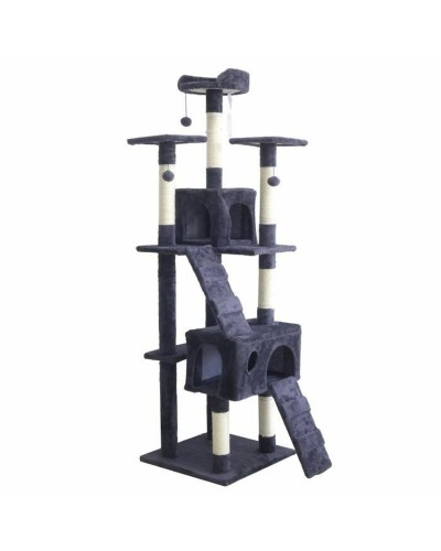 Scratching Post Billy 170 cm Grey | Cat Tree | Tower with soft plush platform | Play and relaxation for cats

