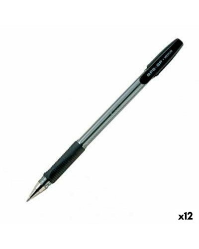 Pilot Stylo Bille BPS-GP Noir | Pointe 0,4 mm | Lot de 12
