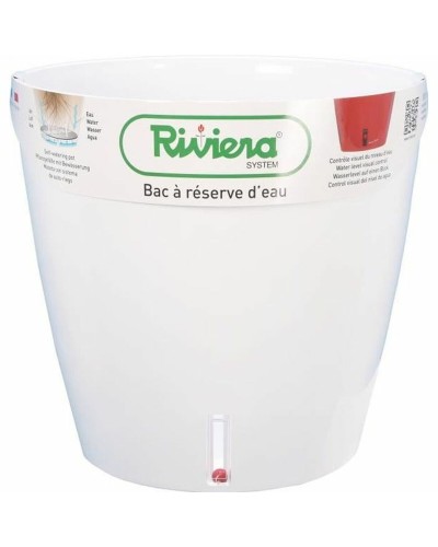 Vaso Riviera Rotondo Bianco | Decorazione Elegante per Interno