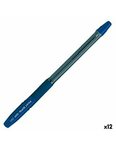 Stylo à bille Pilot BPS-GP, pointe 0,4 mm, couleur bleu clair, lot de 12
