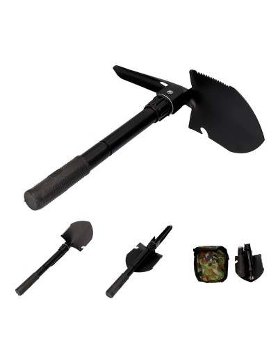 Bensontools Folding Shovel 9.5 x 41.5 cm | Heavy-Duty Steel | Easy to Store and Carry
