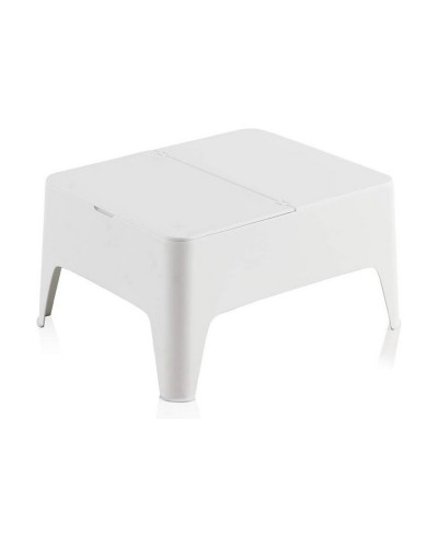 Berner Alaska Auxiliary Table White 58x48x30 cm, Plastic
