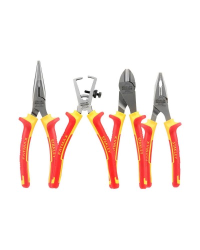Stanley Pliers 4-Piece Set: Needle Nose, Long Nose, Slip Joint, Bent Nose
