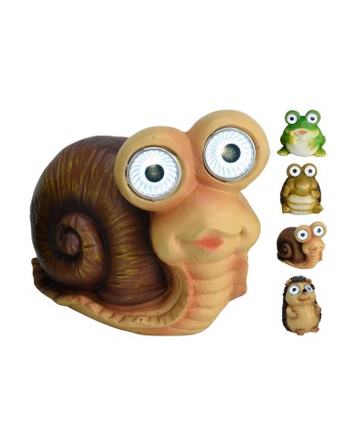 Mehrfarbige Solarleuchte Progarden aus Polypropylen, 11 cm, für den Außenbereich
