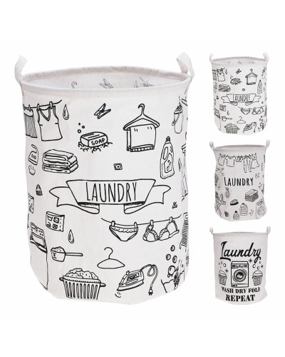 Sac à linge Lifetime en polypropylène, Ø 40 x 50 cm
