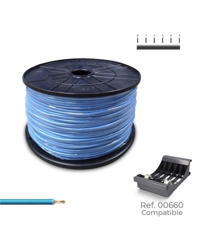 Einadrige Elektroleitung Sediles H07Z1-K Blau 400m Ring
