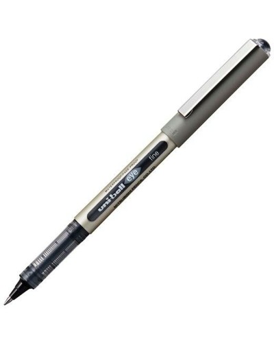 Uni-Ball Rollerball Eye Fine UB-157 | Bolígrafo de Tinta Líquida Negro 0,7 mm | Escritura Fluida | Paquete de 12
