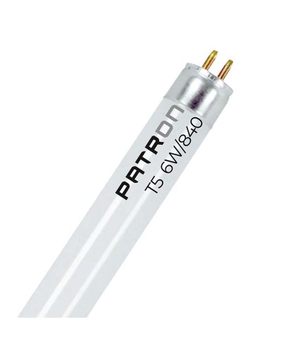Patron G-5 Fluorescent Tube 6W - 4000K - 260 Lumens
