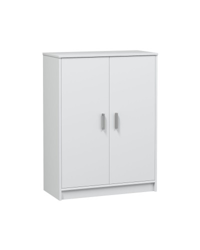 Meuble à chaussures Forés Blanc : Solution gain de place pour chaussures
