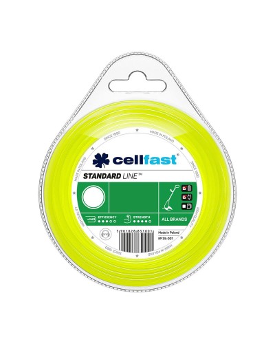 Hilo de recortadora Cellfast 15 m 3 mm