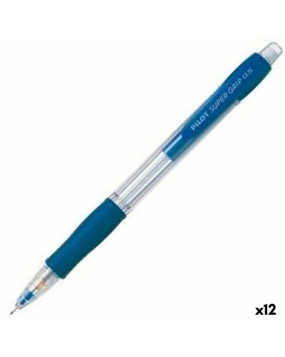 Vulpotlood Pilot Super Grip Blauw 0,5 mm (12 Stuks)