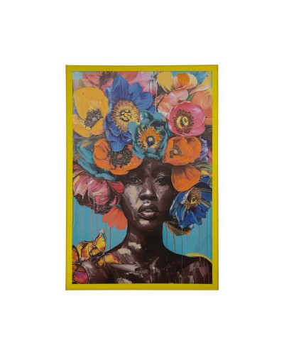 Tableau Abstrait XXL - 80x120 cm - Couleurs Vives - Décoration Moderne
