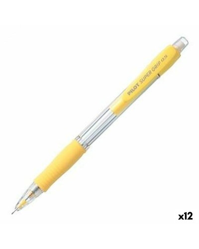 Pennset Pilot Super Grip Gul 0,5 mm (12 antal)