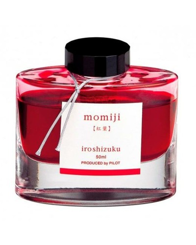 Pilot Iroshizuku Momiji Feuilles d'automne - Encrier de 50 ml pour Écriture Fine et Calligraphie
