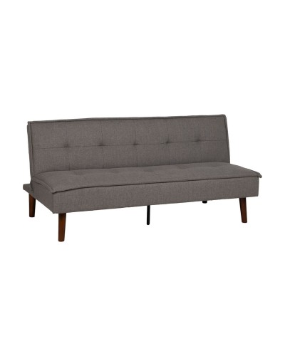 Schlafsofa Schwarz Grau 181 x 102 x 85 cm