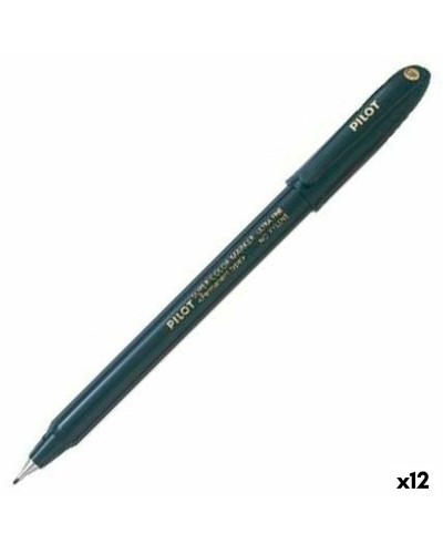 Rotuladores Pilot Super Color Surtidos - Negro - Paquete de 12
