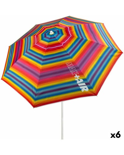 Ombrellone Aktive Oxford 220 x 207 x 220 cm, Tessuto Multicolore Oxford, Acciaio