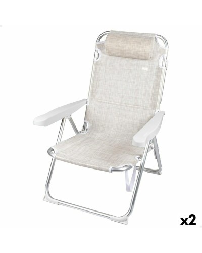 Sedia Pieghevole Aktive Ibiza - Set da 2 - 48 x 90 x 60 cm