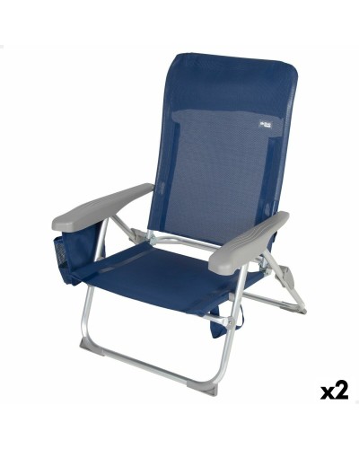 Rantatuoli Aktive Slim Taitettava Laivastonsininen 47 x 87 x 58 cm (2 osaa)