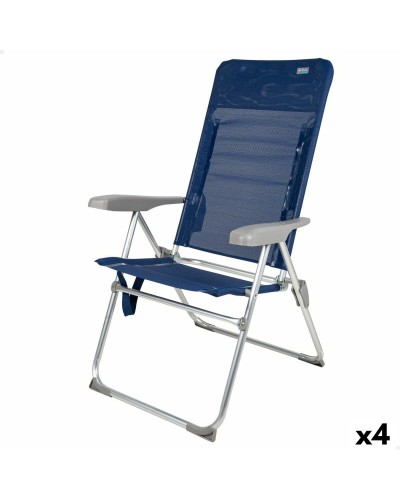 Rantatuoli Aktive Slim Taitettava Laivastonsininen 47 x 107 x 66 cm (4 osaa)