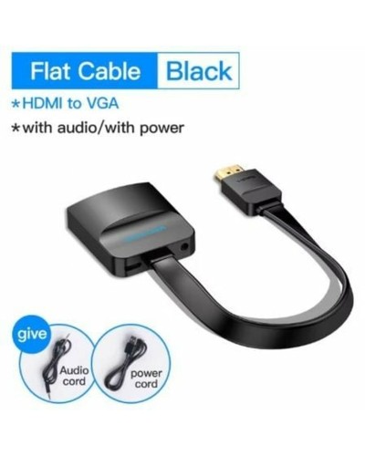 Adaptateur USB-C Thunderbolt Vention 20 cm Noir
