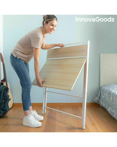 Bureau Pliable avec Étagère InnovaGoods Tablezy Bois (Reconditionné B)