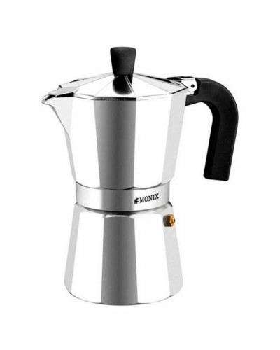 Italiensk Kaffepanna Monix M620006 Stål Aluminium 6 Koppar