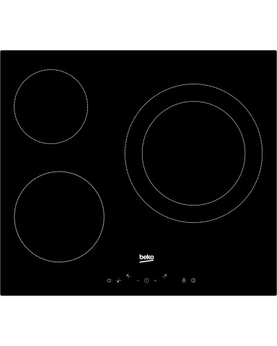 BEKO HIC63402T Ceramic Hob 60cm - 5700W - Rapid Cooking
