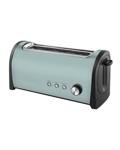 Küken Grille-pain 1000W - Acier Inoxydable, 6 Niveaux de Brunissage, Cuisson Uniforme
