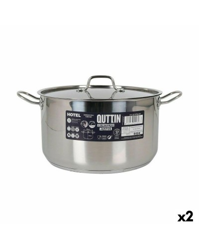 Quttin Hotel Topf Edelstahl Ø 30 cm, 2 Stück
