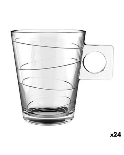 Tazze da Caffè Lima Onda da 80 ml, Set da 3 (24 Unità)
