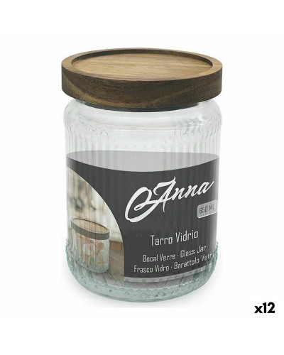 Vaso in Vetro Anna da 650 ml - 10 x 14 cm (Confezione da 12)