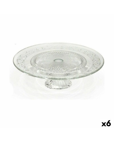 Plat à Four en Verre La Méditerranée, 33x33x9,5cm, 6 Unités, Parfait pour Gâteaux et Biscuits
