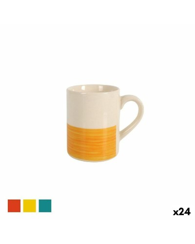 Jesse Mugs Porcelain 330 ml - Pack of 24 for Breakfast, Coffee or Tea
