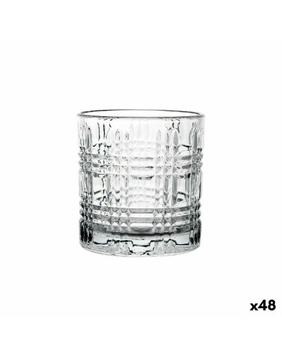 La Mediterránea Glasses | 350 ml | Width | Pack of 48 Units | Perfect for Cold and Hot Drinks
