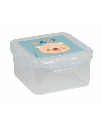 Sac à déjeuner Safta Baby Bear, Bleu Pastel, Polyuréthane, 13 x 7,5 x 13 cm
