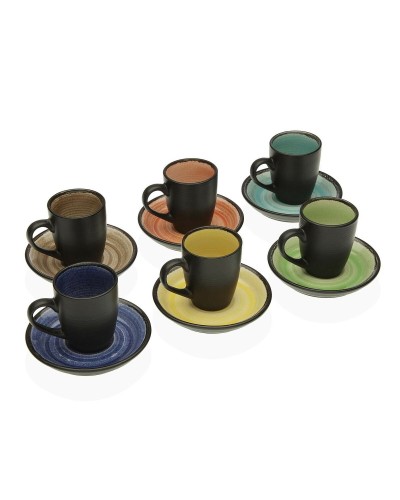 Juego de Tazas de Café Versa Camil Cerámica