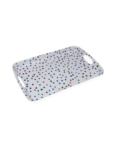 Snack tray Versa Dotty Melamin 27,4 x 2,3 x 42 cm