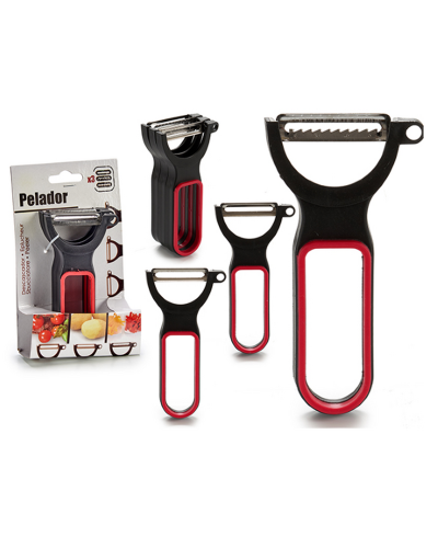 Set med skalknivar Stål polypropen Plast (3 pcs)