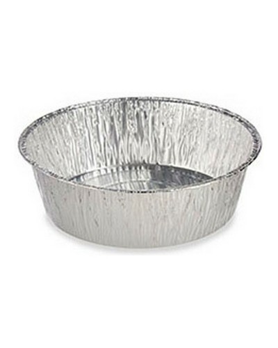 Set van trays Zilverkleurig Aluminium 25 x 8 x 25 cm (Ø 20 x 7 cm)