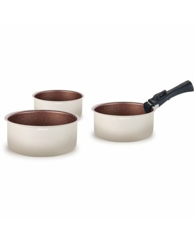 Casseroles Arthur Martin AM2655 Beige : L'Ensemble Complet pour Vos Délices Culinaires.
