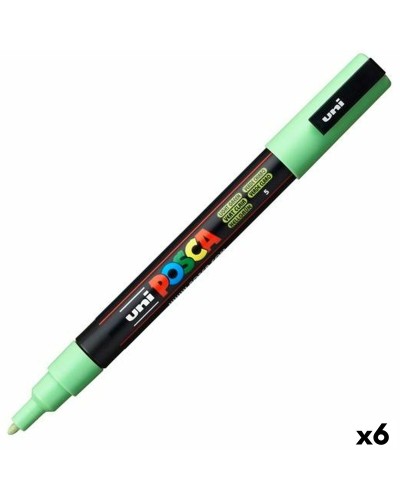 POSCA PC-3M Marker Hellgrün, 6er Pack
