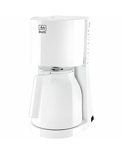 Melitta EasyTop Cafetera Eléctrica 1000W Blanca - 8 Tazas
