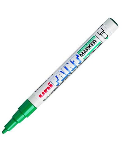 Permanent markörpenna Uni-Ball Paint PX-21L Grön 12 Delar