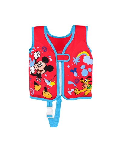 Bestway Flytväst Disney Mickey Mouse UPF 50+ 51 cm +1 till 3 År Pool och Strand 09101