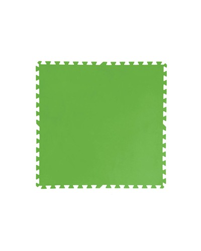 Bestway Dalles de Sol de Piscine en Mousse Verte 9 pièces 78x78cm - Protection Jardin
